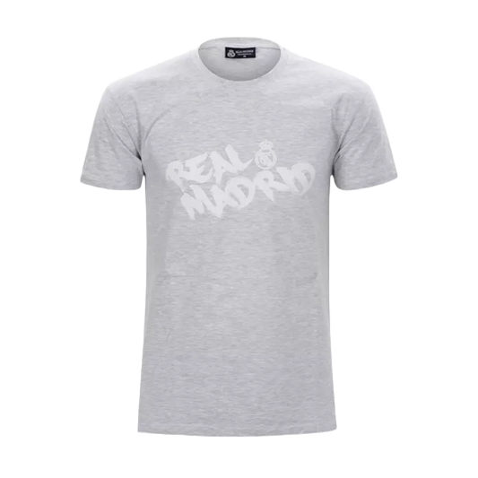 Real Madrid Minimalist T-Shirt - Grey