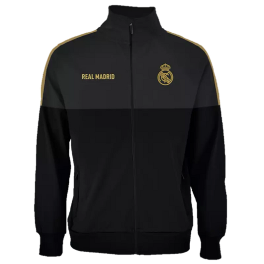 Premium black and gold Real Madrid cardigan