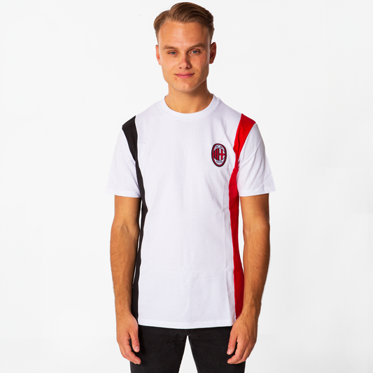 MINIMALIST AC MILAN T-SHIRT - WHITE