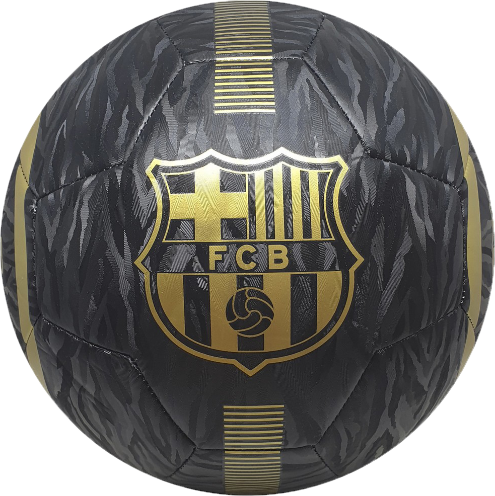 BARÇA'S BRILLIANT BLACK-GOLD BALL