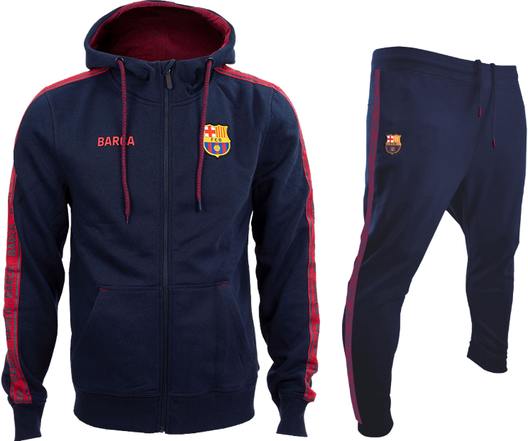 Cotton FC Barcelona warm-up set