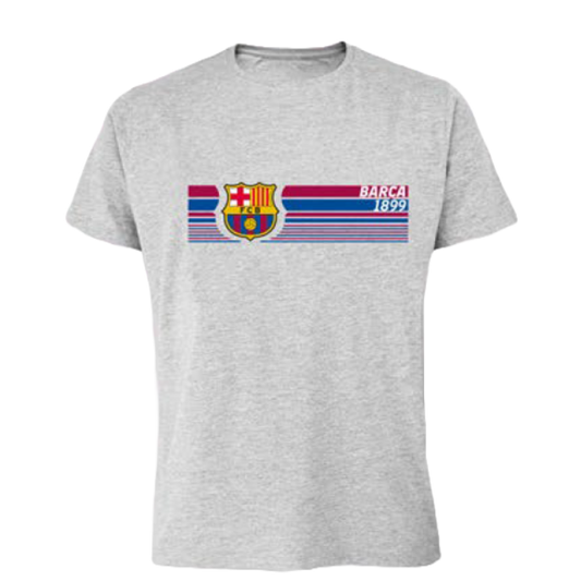 Your striped gray Barcelona T-shirt