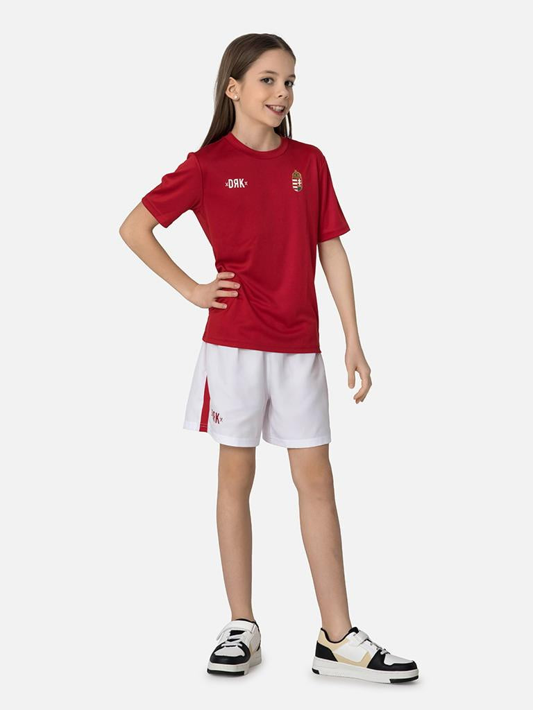 Champions - children's Hungarian national team coaching t-shirt - red