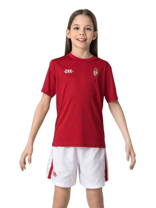 Champions - children's Hungarian national team coaching t-shirt - red