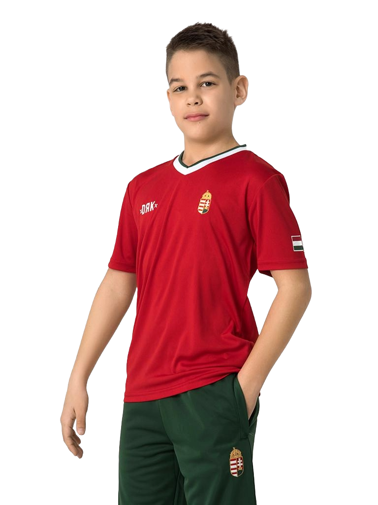 Hungary's official children's national team jersey - red