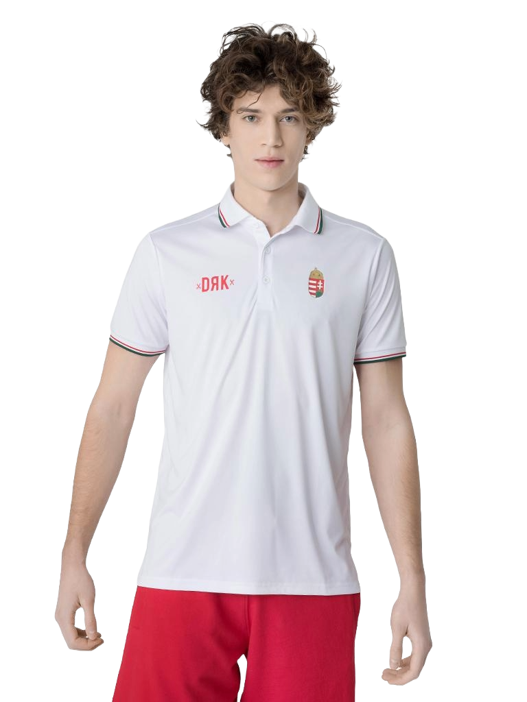 Elegant Hungarian national team collared T-shirt 