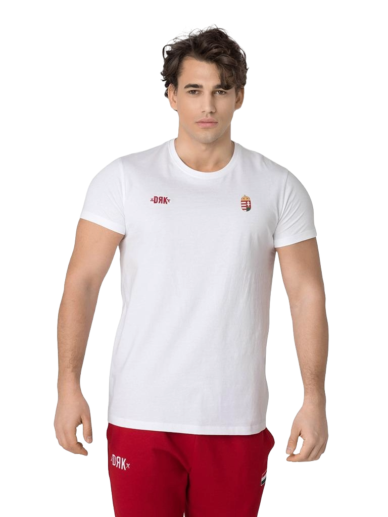 Official Hungarian national team fan t-shirt - white 