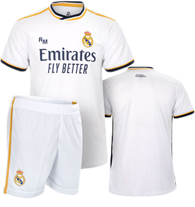 REAL MADRID 23-24 PREMIUM KIDS SUPPORTER JERSEY ASSEMBLY, REPLICA