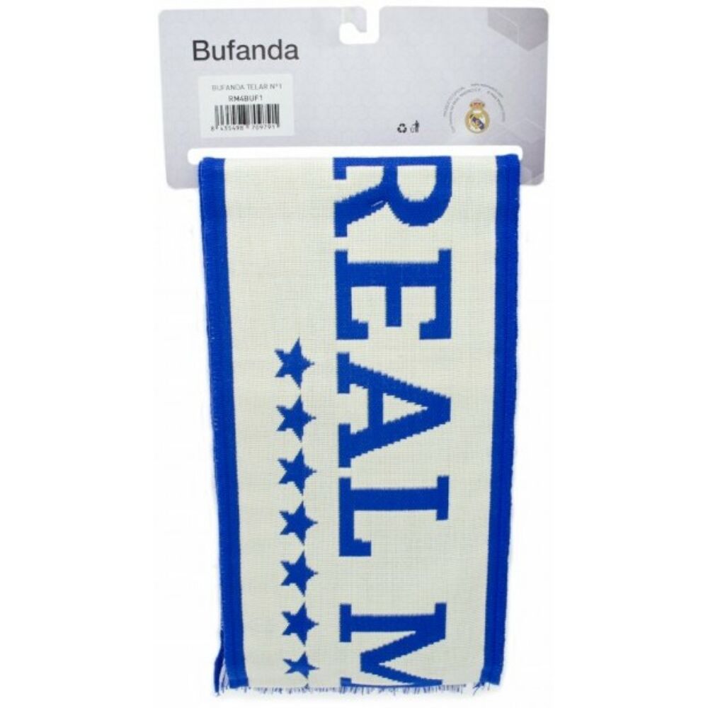 The classic Real Madrid fan scarf