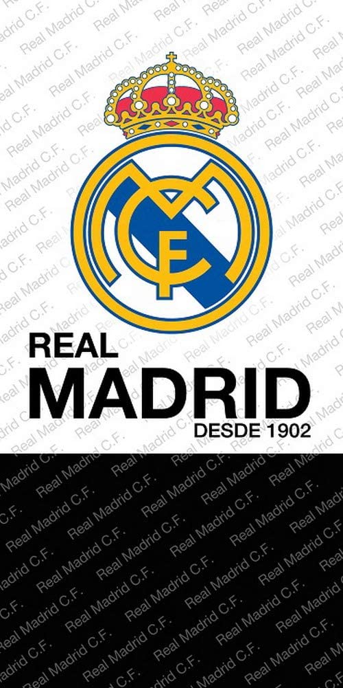 Your black and white Madrid towel 