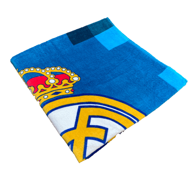 Azure blue Real Madrid towel 