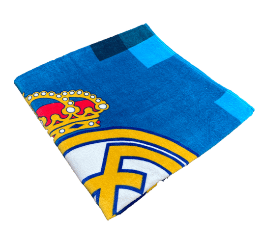 Azure blue Real Madrid towel 