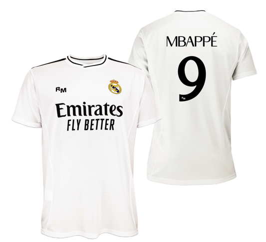 Real Madrid 2024-25 premium home fan jersey, replica - Mbappé - 9