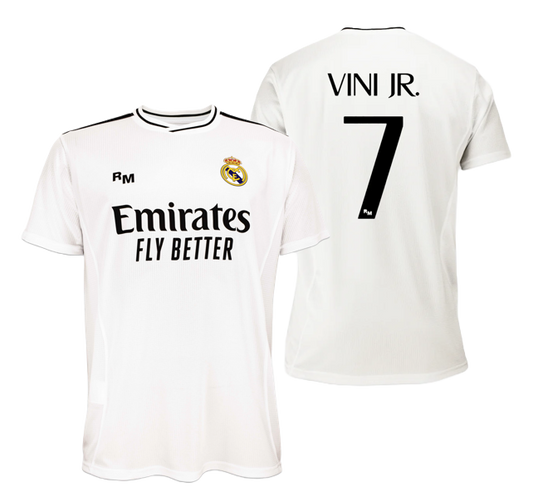 Real Madrid 2024-25 premium home fan jersey, replica - Vini Jr. - 7